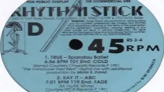 Spandau Ballet True Rhythm Stick