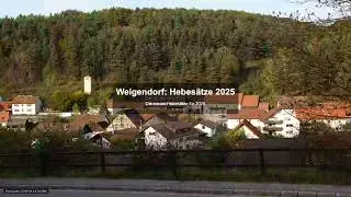 Weigendorf: Hebes&auml;tze 2025 - Gewerbesteuer News