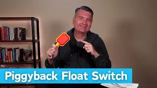 Piggyback Sump Pump Float Switch for Sump Pumps and Grinders