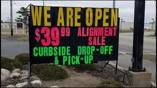 Snowmobiles, ATV and Vehicle Accessories with a black sign from Light Bright Signs