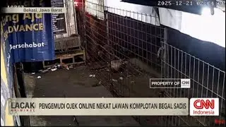 Pengemudil Ojol Nekat Lawan Komplotan Begal Sadis