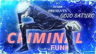 🔥 Gojo Satoru Goes INSANE! | Criminal Funk AMV | Gojo&rsquo;s Ultimate Criminal Mode 🥶⚡