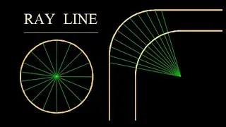 🔥How to use RAY Command in AutoCAD !!  🔥 RAY command tutorial.