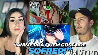 REACT 2 em 1 | Tatsumi  | Mortes | AniRap  // Coração de Gelo | Esdeath (Akame Ga Kill) | Kaito