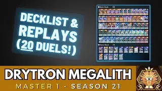 Drytron Megalith | Master 1 Season 21 | Deck & Replays | Yu-Gi-Oh! Master Duel