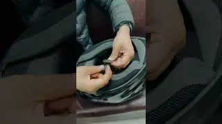 How to install helmet clip