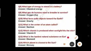General science Question answer 