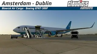 X Plane 12 |  Amsterdam (EHAM) - Dublin (EIDW) | Maersk Air Cargo B763F | Vatsim
