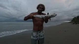 Fishing for Roosterfish during a Storm!