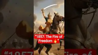 1857: The First War of Independence #shorts#1857Revolt#IndianHistory#FreedomStruggle#RaniLakshmibai
