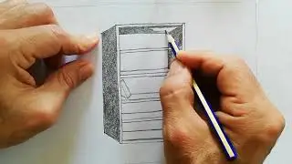 Kitaplık nasıl çizilir?How to draw bookshelf?