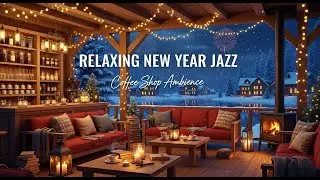 Winter Jazz Café 2026 ❄️ Relaxing Coffee Shop Ambience for New Year’s Eve