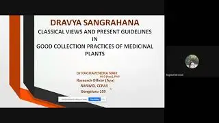 Dravya Sangrahana- Good Collection Practices of Medicinal plants