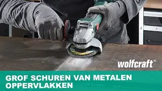 Schurende lamellenschijf: grof schuren van metalen oppervlakken