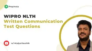 Wipro NLTH Written Communication Test Questions