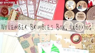 November Brimbles Box, unboxing! 2015 | MyGreenCow