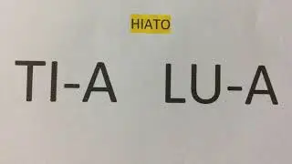 Ditongo, Tritongo e Hiato