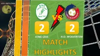 What a volley | Jong Lede 2-2 Wolvertem #soccer #football #ucl #laliga #premierlegue