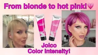I Colored My Hair Pink With Joico Color Intensity Pink and Soft Pink/ Mid Life Crisis 😆