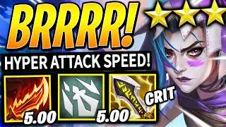 FASTEST ATTACK SPEED JINX 3 in TFT SET 16! - Meta Best Comp | TFT 16.8 | Teamfight Tactics Guide