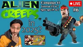 Alien Creeps TD 🔴 Live Mobile Full Gameplay Part 6 🔥in 2025 | Sameer #aliencreeps #mobiogame #sameer