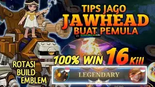 Pemula Wajib Nonton,Biar Damage Jawhead Lo Bisa Sesakit ini|Build Damage Jawhead 2023|MLBB