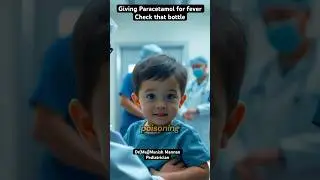 Giving Paracetamol for fever? Check that bottle #paracetamol #parenting #childsafety #children #baby