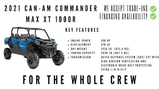 Can-Am Side-By-Side - Commander MAX XT 1000R - Edmonton, Alberta