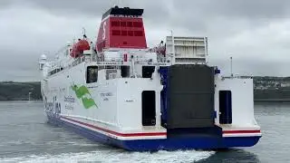 MV Stena Nordica Departs Fishguard, 12/10/23