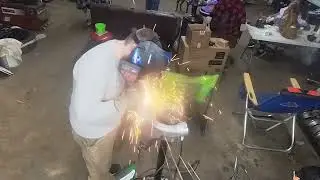 Fighting exhaust work and a Plasma cutter that isn't working