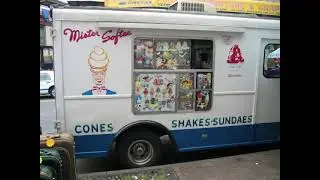 A Mister Softee Ice Cream Truck Playing Silent Night OMNI Music Box Low Pitched (Christmas Special)