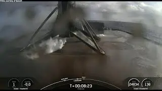 SpaceX Starlink 206 launch and Falcon 9 first stage landing, 14 November 2024
