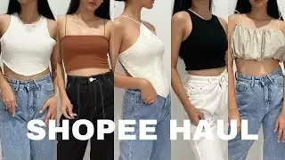 HUGE SHOPEE TRY-ON HAUL ♡ (affordable and neutral) | Bia Duran