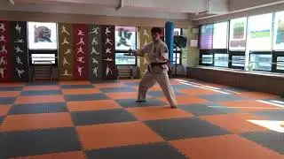 톤파 카타 연습 Taizan tonfa kata - kyokushinkarate