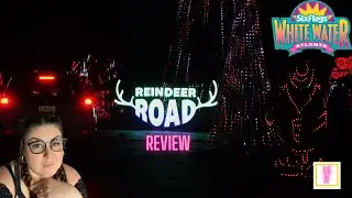 World of Illumination l Reindeer Road | Six Flags Atlanta l Full Drive-Through 4K
