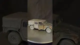 Italeri 1/35 M998 HMMWV. Painted in testors and tamiya acrylics, weather's with artist oil paints.