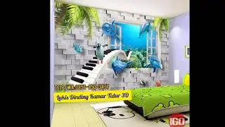 LUKIS DINDING KAMAR 3D
