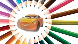 ❤ Раскраска тачки ❤ Coloring cars ❤ Pixar ❤ McQueen ❤ les bagnoles ❤ Disney #colorbook #bebe#enfants