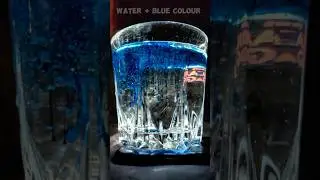 Water + Blue Colour #memeedit #trendingvideo #satisfyingvideo #viral #indiatrends