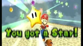 Super Mario Galaxy 2 - Throwback Galaxy Star #2 (Silver Stars in the Whomp Fortress)