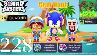 Squad Busters - Walkthrough Gameplay Part 228 - Sonic, Medic, Wizard - Gem Hunt
