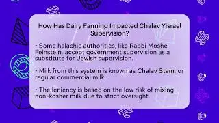 How Has Dairy Farming Impacted Chalav Yisrael Supervision? - The Kosher Way