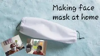 Easy DIY Face Mask without sewing machine| Reusable face mask from fabric bag| Homemade Face mask UK