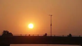 O re manvaa sangam he #narayanibridge #sunset