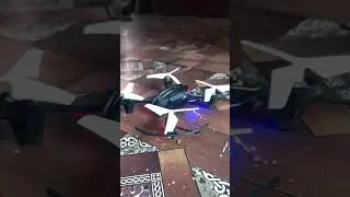 ## drone ## blue and red light drone