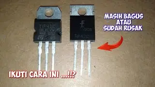 simple way to check transistor tip41 42