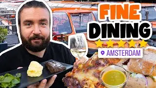 Wir TESTEN ein FINE DINING BOOTSDINNER in AMSTERDAM