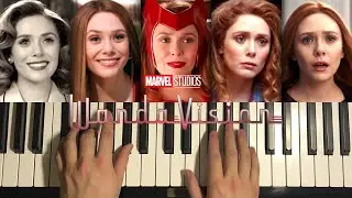 How To Play - Wanda's Theme (Piano Tutorial Lesson) | WandaVision