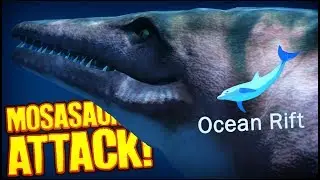 OceanRift | MOSASAURUS ATTACK! (Underwater Exploration Game)