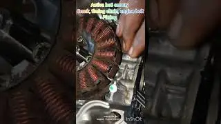 Timing chain and engine bolt fitting Activa bs6 #automobile #mechanic # 